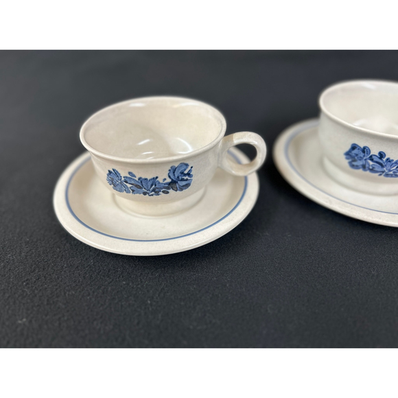 Pfaltzgraff Yorktowne Set of 2 Teacup & Saucer Set - Picture 3 of 5